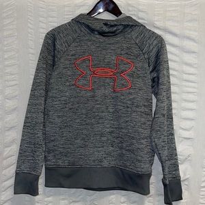 Under Armour Gray Space Dye Hooded Sweatshirt